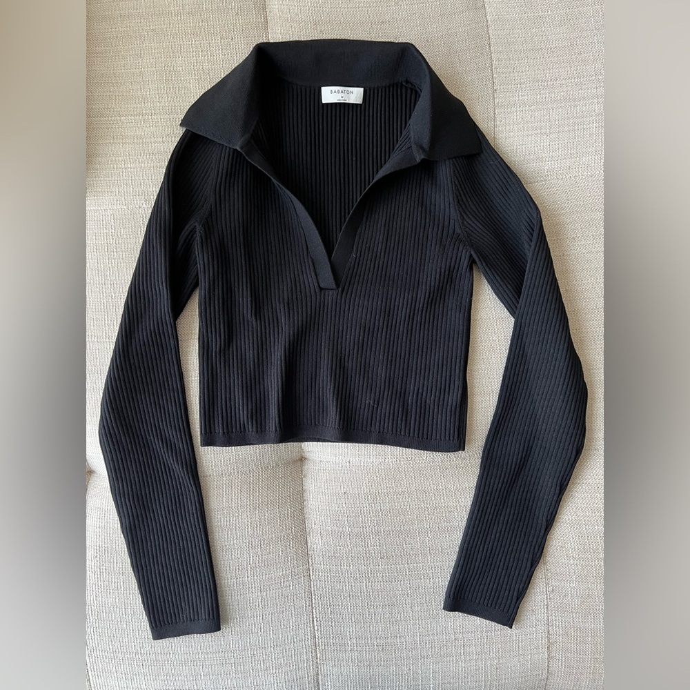 Aritzia Babaton Black Sculptknit Medium